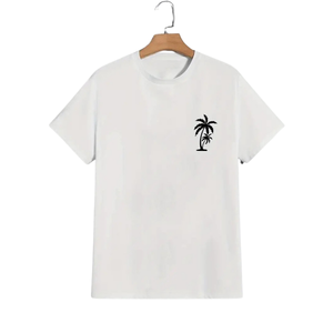 Camiseta de Jersey 100% de algodón para mujer, estampado personalizado, liso, manga corta, talla grande, estilo informal con logotipo bordado - Product Image 4