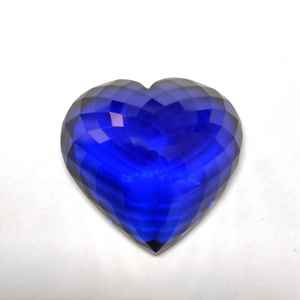 5X5MM รูปหัวใจแทนซาไนต์ D สีดีเครื่องประดับหินวันเกิดจากแทนซาไนต์คุณภาพ3A ผลิตโดยโรงงานแทนซาไนต์สีน้ำเงินเข้ม - Product Image 1