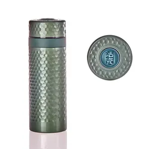 Acera Liven Harmony Stainless Steel Travel Mug With Ceramic Core Crafted With Beautiful Minimalist Designs