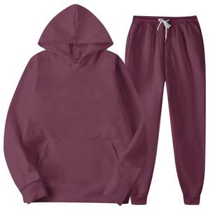 Survêtement à capuche imprimé grande taille pour femmes hiver pull sweat Jogging pantalon ensemble 2 pièces 100% coton - Product Image 5