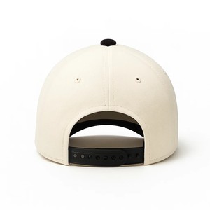 Gorra de béisbol de hombre de algodón para deportes al aire libre estructurada en dos tonos ODM OEM, sombrero de 5 paneles con logotipo bordado personalizado de alta calidad de fábrica - Product Image 3