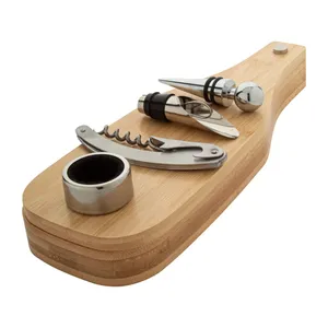 Cortese Personalized Bamboo Wine <b>Set</b> <b>Beverage</b> <b>Serving</b> <b>Sets</b> - Product Image 1