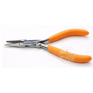 Alicates de Punta Plana Multifunción de 5 Pulgadas con Mango Rojo de Acero Inoxidable para Tareas de Taller, Suministro OEM Personalizado, CE ISO - Product Image 5