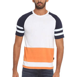 OEM de lujo de alta calidad de 200gsm Camiseta 100% algodón de impresión de pantalla personalizada de gran tamaño de peso pesado Camiseta para los hombres - Product Image 1