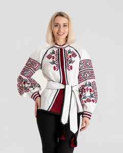 Vestido Túnica Casual Sencillo de Primavera/Invierno para Mujer, Manga Corta, Corte Imperio, Bordado, Volantes, Encaje, 100% Algodón - Product Image 3