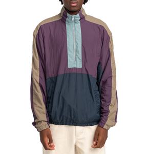 Chaqueta cortavientos informal personalizada de alta calidad de talla grande forro de malla con cremallera transpirable soporte Patchwork Color bordado ligero - Product Image 3