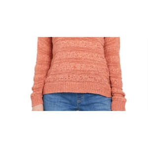 Maglione da Donna Style Co in Filato di Rame Rosa, Traspirante, Stile Coreano con Stampa, per Inverno e Autunno, Taglia Petite XL - Product Image 3