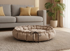 ที่นอนสัตว์เลี้ยงแบบผ้าทรงกลมขนาดเล็ก ยี่ห้อ Amigos LLC รุ่น Simple Textile (72*72) สำหรับทุกฤดูกาลและวันหยุด - Product Image 4