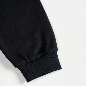 Sudadera con Capucha de Invierno 2025, Casual, con Cremallera Completa, Pedrería, Logotipo Personalizado, Estilo Hip Hop, OEM, Talla Grande para Hombre - Product Image 3