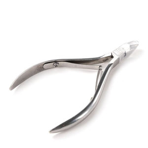 Pinza para cutículas de hoja curva de acero inoxidable de alta calidad con apertura de mandíbula ancha reutilizable y de bajo precio para dedos de manos y pies - Product Image 2