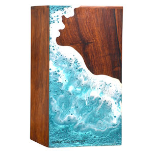 Urne en bois pour cendres humaines adultes, hommes et femmes-Urne commémorative en résine pour cendres-Urnes de crémation pour enterrement ou affichage à domicile - Product Image 6