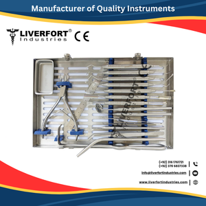 Kit de tunneling dentaire manuel en acier inoxydable allemand de qualité supérieure, chirurgie implantaire, microchirurgie parodontale, instruments orthodontiques, 22 pièces - Product Image 5