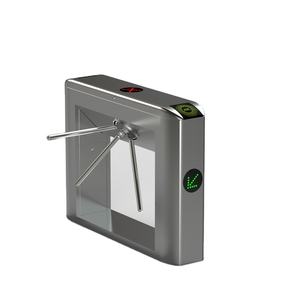 RS485/Communication TCP-IP entrée extérieure contrôle d'accès certifié CE/FCC semi-automatique trépied tourniquet porte code à barres - Product Image 3