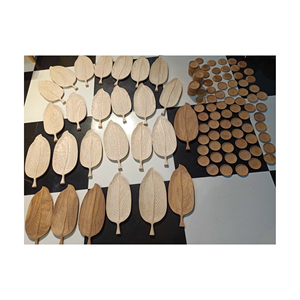 Plateau en bois de haute qualité en gros vente chaude pour le thé café fruits dessert gâteau collation bonbons eau plateau en bois rond en vrac - Product Image 5