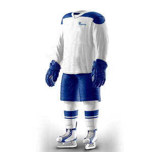Haute qualité respirant séchage rapide écologique 100% Polyester uniforme de hockey sur glace vêtements de sport pour adultes à vendre - Product Image 4