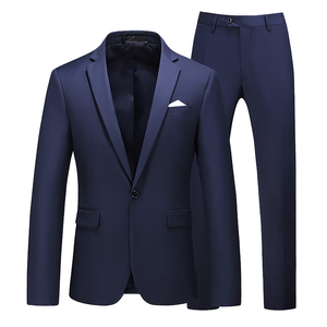 Trajes de Negocios Azul Cielo para Hombre, Corte Entallado, Tallas Grandes, Conjunto de Blazer Sólido, Diseño Personalizado, Cierre de Botones, Alta Calidad, Transpirable, Bangladesh - Product Image 5