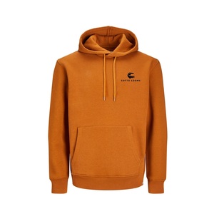 Sweats à capuche pour hommes taux d'usine Offre Spéciale respirant couleur unie pull streetwear polaire mode coton mélangé qualité supérieure - Product Image 2