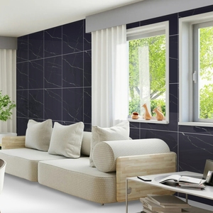 เลือกกระเบื้องพอร์ซเลนขนาด60x60ซม. ที่ดีที่สุดในอินเดียเหมาะสำหรับพื้นที่หรูหรากระเบื้องผนังพอร์ซเลนผิวหินอ่อนที่ดูทันสมัย - Product Image 1