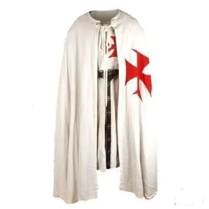Uniformes Masónicos de Caballero Templario Bordados de Alta Calidad al por Mayor con Accesorios, Tela de Lona, Cruz Roja, Insignia Masónica - Product Image 4