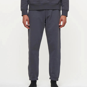 Survêtement à capuche gris foncé pour homme, en coton, longueur intégrale, décontracté, avec poches latérales et taille élastique - Product Image 6