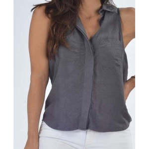 Top Corto da Donna Rory con Bottoni, in Tessuto Lavorato all'Uncinetto, Taglia S, Traspirante, con Colletto Quadrato, Lunghezza Corta - Product Image 2