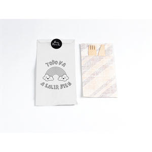 Sac en papier blanc pour couverts 11x24cm, papier professionnel, 1000 pièces, B2B - Product Image 3