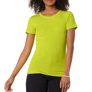 Camiseta de Manga Corta para Mujer, Talla Grande, Informal, Popular, de Primera Calidad, Personalizada al por Mayor, 2026 - Product Image 1