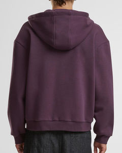 Hombres calidad Unisex 460GSM Zip Hoodie 100% algodón mezclado Streetwear Top bordado Puff alta calidad Italia cremallera Sudadera con capucha hombres - Product Image 2