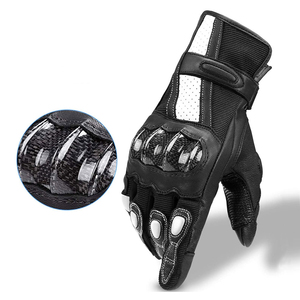 OEM Motorcycle Racing Gloves Manufacturer | Custom Logo Leather Riding Gloves | Wholesale Protective Motorbike Gloves Supplier - Product Image 4