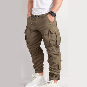 Pantalons cargo unisexes tissés formels imperméables et respirants au prix d'usine, polyester durable extensible, vêtements de travail pour l'industrie, uniformes - Product Image 6