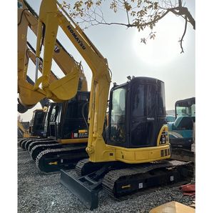Bon prix, haute performance, fabriqué au Japon, mini-pelle hydraulique Komatsu PC55MR d'occasion - Product Image 1