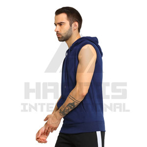 Custom Made Concevez votre propre sweat à capuche sans manches pour hommes vente en gros de sweat à capuche sans manches pour hommes - Product Image 5