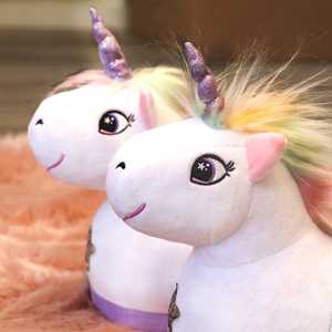 Pegasus SLOFFIES, pantoufles douces en forme de licorne pour enfants, taille unique, ajustement parfait pour les enfants - Product Image 3