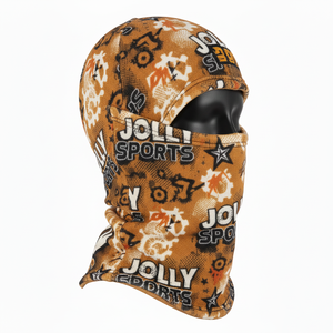 Women Winter <b>Balaclava</b> Premium Micro <b>Fleece</b> 220 GSM Soft Warm Breathable Brown Printed Custom Logo <b>balaclava</b> - Product Image 4