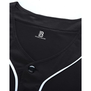 High Quality TBF-019 Men's Soccer Jersey Plus Size Breathable Polyester Quick Dry Moisture Wicking Short Sleeve Button Sports - Product Image 3
