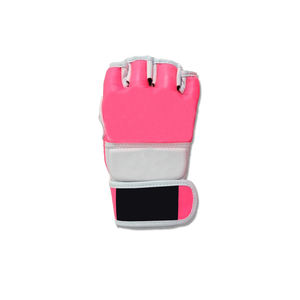Nouvel arrivage de gants MMA demi-doigt en cuir avec grappin personnalisé Gants de frappe UFC Fighting Muay Thai Gants MMA d'entraînement - Product Image 5