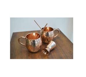 Tazas de mula de cobre sólido hechas a mano de India, tazas de cerveza de jengibre grabadas con logotipo personalizado, taza de mula de Metal - Product Image 5