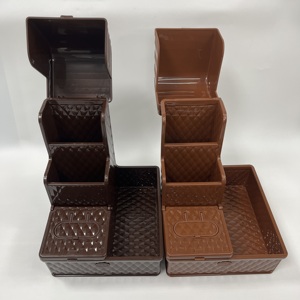 Bandeja de palillos de plástico PP personalizada con tapa a prueba de polvo, venta al por mayor grande a granel para cocina, producción flexible OEM/ODM - Product Image 4