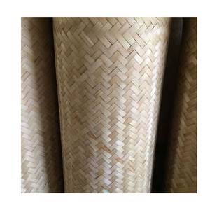 Feuille de sangle en bambou écologique fabriquée à la main matériau de canne tissé pour panneaux muraux et applications de meubles - Product Image 3