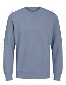 Factory <b>Direct</b> Wholesale Custom High Quality Men's Sweatshirts Crew Neck Long Sleeves Warm Fleece Shirt Embossed Embroidered - Product Image 2