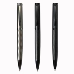 Customized Business Metal Ball <strong>Pens</strong> New <strong>Gun</strong> Black 1.0mm Smooth Writing Fancy Logo Nice Metallic <strong>Pen</strong>