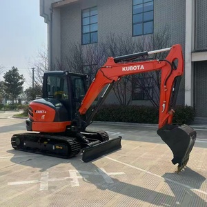 รถขุดขนาดเล็กไฮดรอลิก Kubota KX057-4 5.5 ตัน เครื่องยนต์ดีเซลที่เชื่อถือได้ |   รถขุดตีนตะขาบคูโบต้า KX057-4 ขนาด 5.5 ตัน - Product Image 4