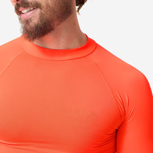 Haut de gymnastique à séchage rapide et à manches longues en tissu tricoté pour la course à pied pour hommes - Product Image 5