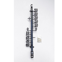 Thermomètre filigrane en métal pour jardin, filigrane