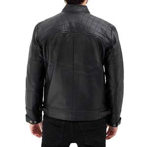 Chaqueta de Cuero para Hombre, Informal, a la Moda, de Alta Calidad, Chaqueta de Cuero para Hombre Más Vendida - Product Image 3