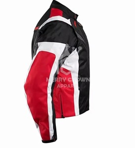 Chaqueta de Cuero Personalizada para Motociclistas, con Cierre Frontal, Bolsillos, Transpirable, Impermeable, para Verano, con Diseño Impreso, Todas las Tallas - Product Image 6
