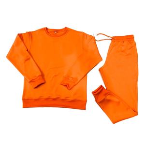 Casual Men Heavyweight Printed <b>Suit</b> Full Body Pullover Hoodie and Jogger <b>Pants</b> Solid Pattern Winter Tracksuits For Men - Product Image 6