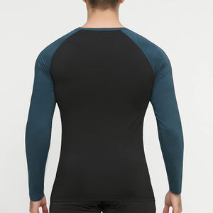 Camisa de compresión MMA Rash Guard de media manga con logotipo personalizable para hombre, camisas de compresión transpirables para adultos - Product Image 4