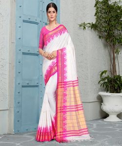 ผ้าส่าหรีผ้าไหมนิ่มสำหรับผู้หญิงอินเดียใหม่ศิลปะ Banarasi ชุดเดรสแบบไม่มีตะเข็บ - Product Image 1