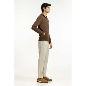 เสื้อสเวตเตอร์ผู้ชายทรงปกติ MN-SWT-WS25-016 แขนยาว ลายปะติดบางๆ ลายพิมพ์ ฤดูใบไม้ผลิ/ฤดูใบไม้ร่วง - Product Image 2